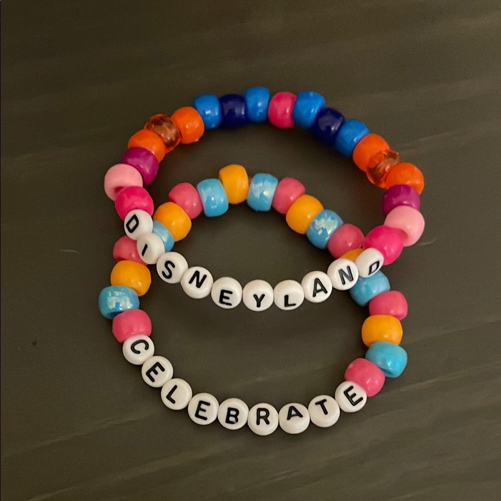 Disneyland 70th Anniversary Bracelets Handmade